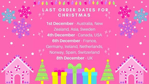 Updated Last Order Dates For Christmas