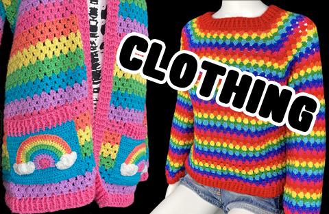 VelvetVolcano Crocheted Clothing Collection