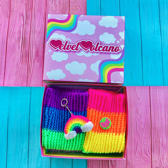 Neon Rainbow Gift Box