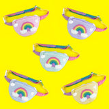 Pastel Rainbow Cloud Bum Bag (Baby Pink)