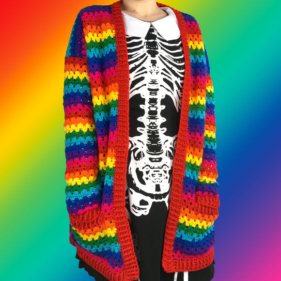 Joanne's Custom Rainbow Cardigan