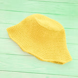 Daffodil (Pastel Yellow) Crochet Bucket Hat by VelvetVolcano