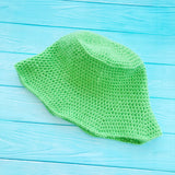 Spearmint (Pastel Green) Crochet Bucket Hat by VelvetVolcano