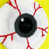 Eye See You Beret - Crocheted Eyeball Hat by VelvetVolcano