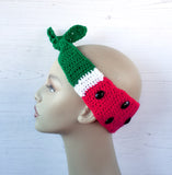 Watermelon Tie Headband (Custom Colour)
