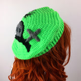 Custom Colour Graveyard Beret - Crochet Cemetery Themed Hat by VelvetVolcano
