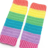 Pastel Rainbow Leg Warmers by VelvetVolcano